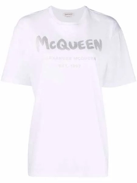 Alexander McQueen футболка с логотипом