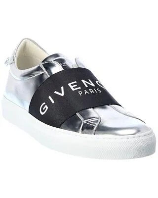 Мужские кожаные кроссовки Givenchy Urban Street Silver 40
