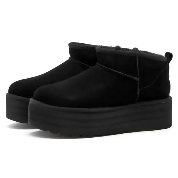 Угги женские UGG Classic Ultra Mini Platform, черный