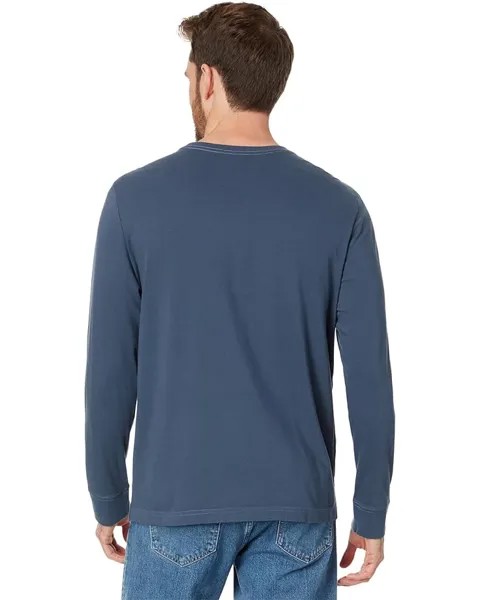 Футболка Life is Good Grampy Grinch Long Sleeve Crusher Tee, цвет Darkest Blue