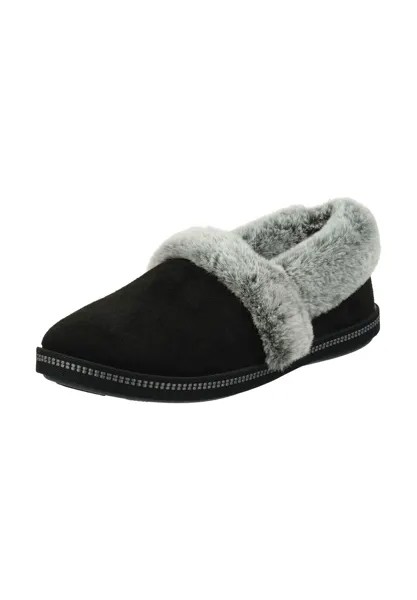 Текстильные тапочки SKECHERS, черный