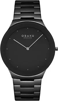 Fashion наручные  мужские часы Obaku V290GXBBSB. Коллекция Links