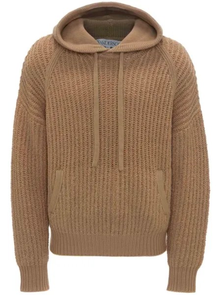 JW Anderson джемпер с капюшоном, нейтральный цвет