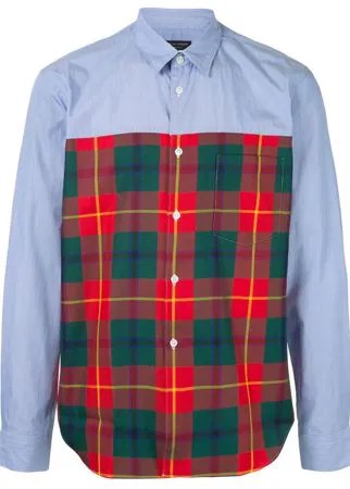 Comme Des Garçons Homme Plus рубашка в клетку тартан