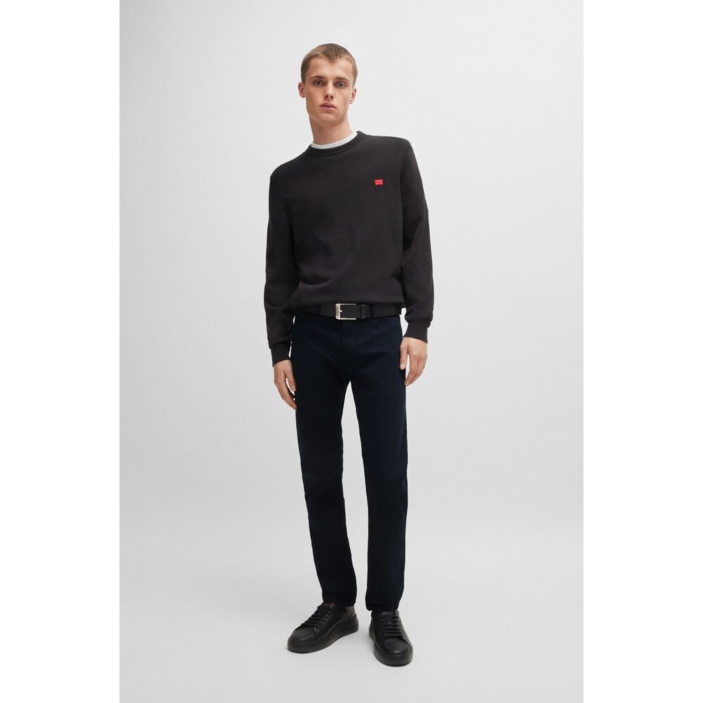 Джинсы узкого кроя из комфортного эластичного денима. Hugo, цвет Dark Blue