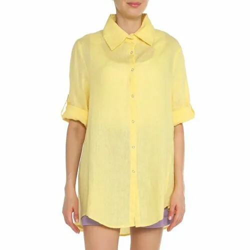 Рубашка Maison David, размер XS, светло-желтый