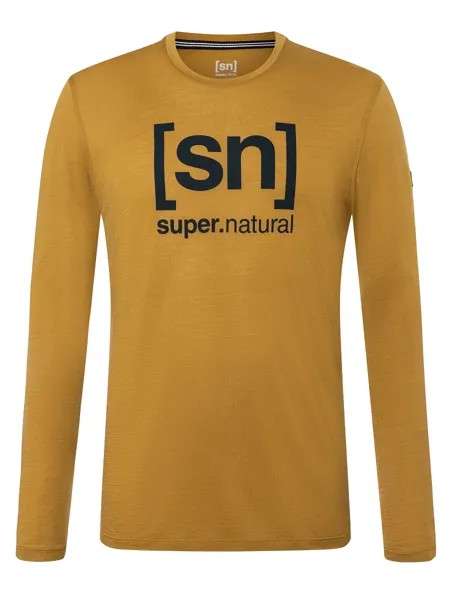 Лонгслив super.natural Merino, желтый