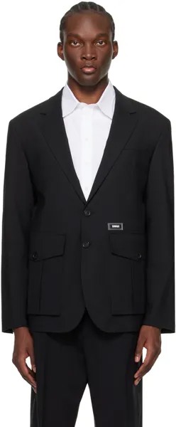 Черный пиджак в деловом стиле Dsquared2