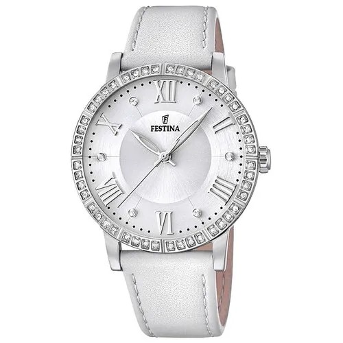 Наручные часы FESTINA Boyfriend, белый, серебряный