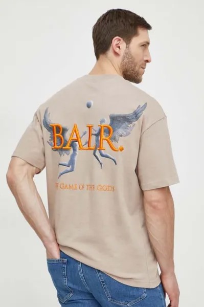 Хлопковая футболка BALR., бежевый