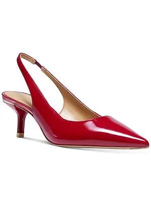 MICHAEL MICHAEL KORS Женские красные кожаные туфли на каблуке без шнуровки с ремешком на пятке 6 м