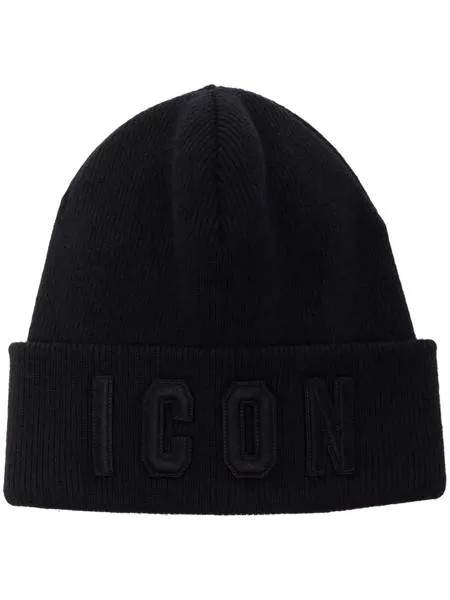 Dsquared2 шапка бини с вышивкой Icon