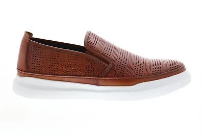 Мужские коричневые кожаные кроссовки Robert Graham Verke RG5513S
