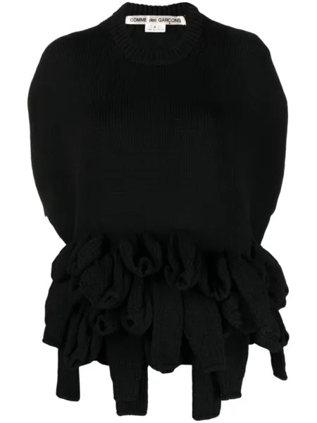 Comme Des Garçons джемпер с круглым вырезом, черный
