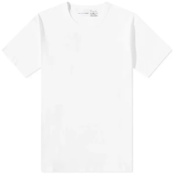 Comme des Garçons Shirt Футболка с круглым вырезом Sunspel, белый