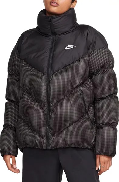 Женская свободная куртка-пуховик Nike Sportswear Windpuffer Therma-FIT, черный