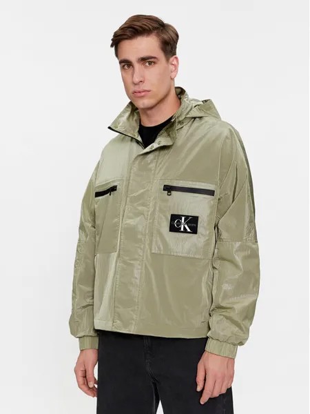 Переходная куртка стандартного кроя Calvin Klein, зеленый