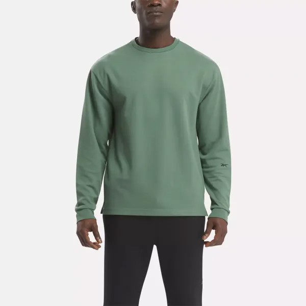 Футболка Active Collective с длинным рукавом Reebok, зеленый