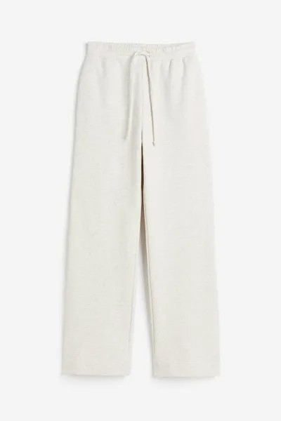 Спортивные брюки H&M Wide-cut, кремовый