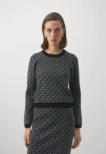 Свитшот MICHAEL Michael Kors CREW NECK, цвет black/white