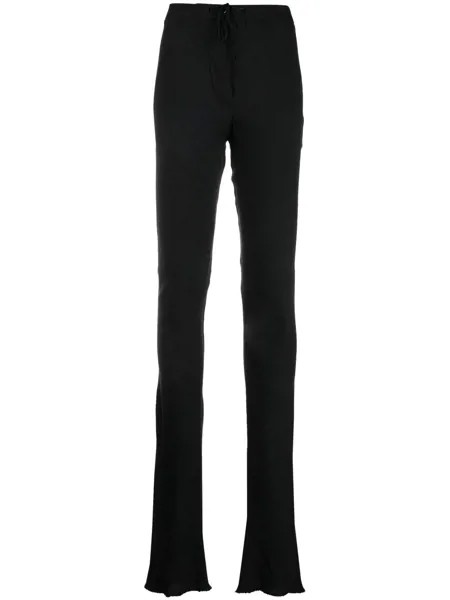 Ann Demeulemeester брюки с необработанными краями