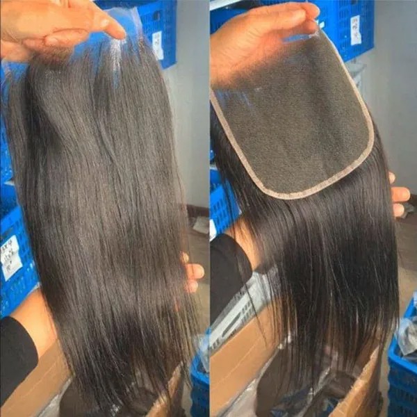 Alipretty 6x6 HD застежка прямые волосы модернизированные натуральные бразильские человеческие волосы застежка Топ для женщин 6x6 кружевная застежка