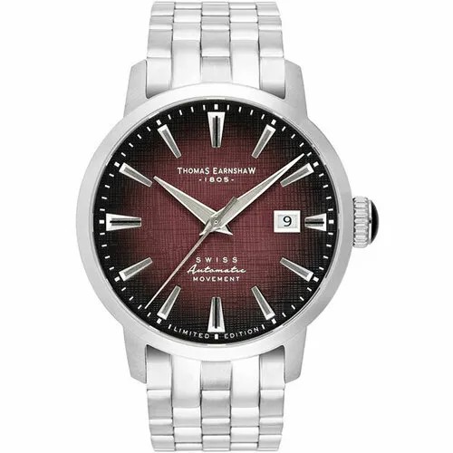 Наручные часы EARNSHAW Часы Earnshaw ES-8812-33, красный