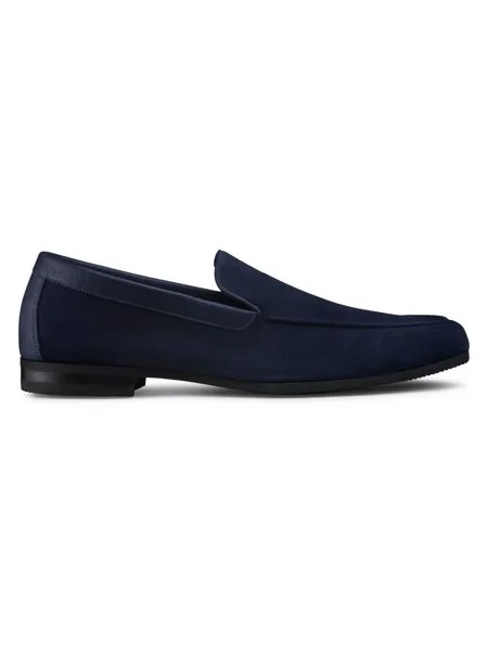 Замшевые лоферы Tyne John Lobb, нави