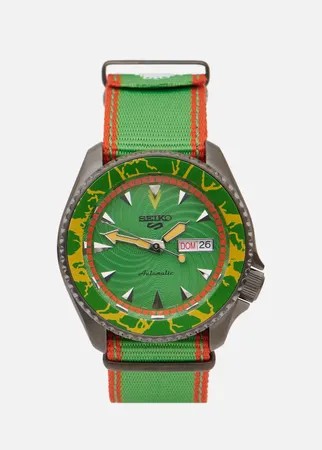 Наручные часы Seiko x Street Fighter V Seiko 5 Sports Blanka, цвет зелёный