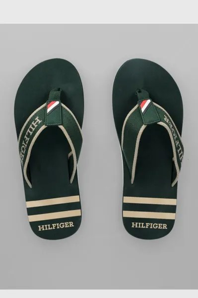 Шлепанцы SPORTY BEACH SANDAL Tommy Hilfiger, зеленый