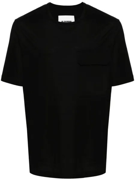 Jil Sander футболка с круглым вырезом, черный