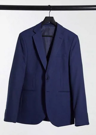 Темно-синий супероблегающий пиджак Bolongaro Trevor
