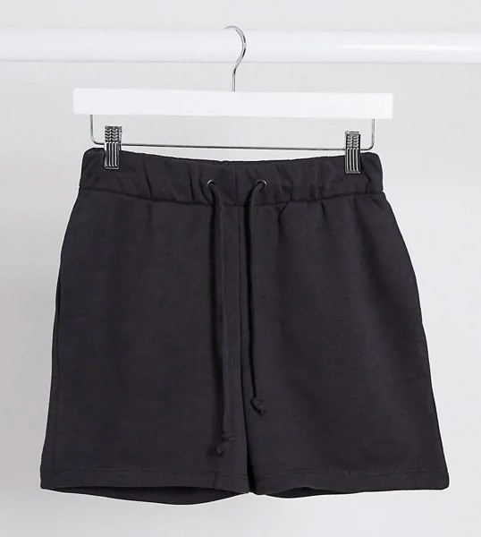 Короткие трикотажные шорты от комплекта COLLUSION-Черный