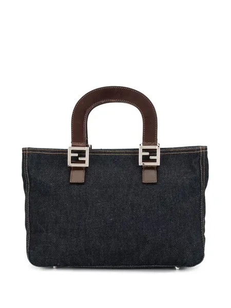 Fendi Pre-Owned сумка-тоут с пряжкой-логотипом
