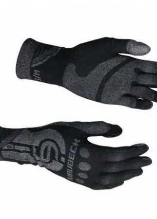 Термобелье Brubeck перчатки шерсть термоактивные черные L-XL