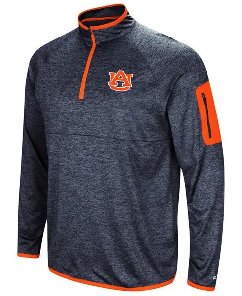 Мужской пуловер auburn tigers amnesia с молнией на четверть Colosseum, синий