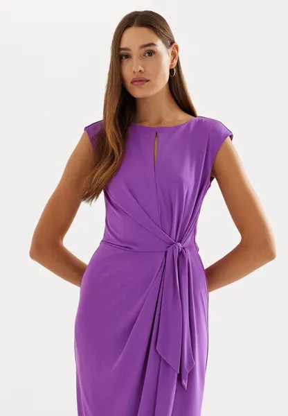 Платье из джерси REIDLY SHORT SLEEVE DAY DRESS Lauren Ralph Lauren, цвет purple jasper
