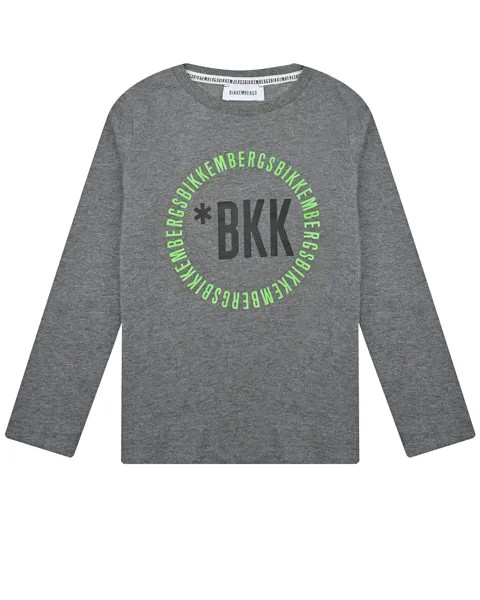 Серая толстовка с лого Bikkembergs детская