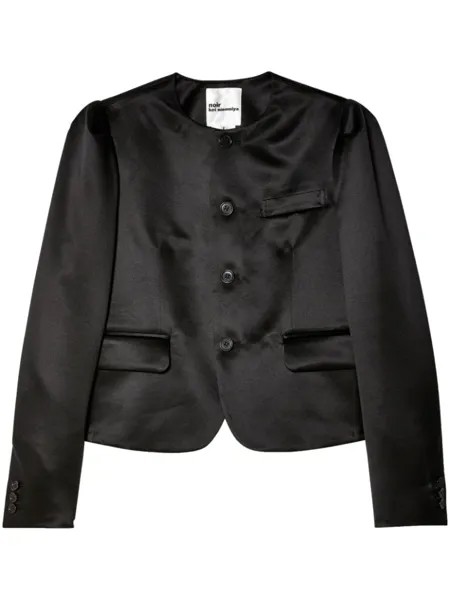 Noir Kei Ninomiya укороченный жакет на пуговицах, черный