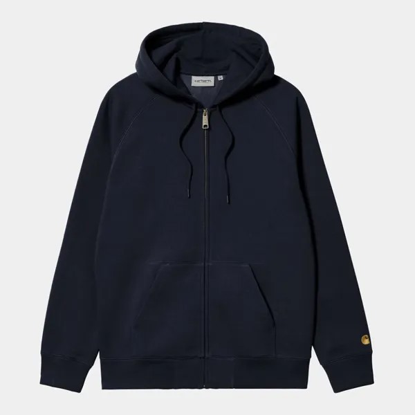 Худи CARHARTT WIP Hooded Chase Jacket Dark Navy / Gold