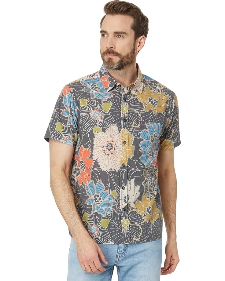 Рубашка VISSLA Chuns Eco Woven, черный