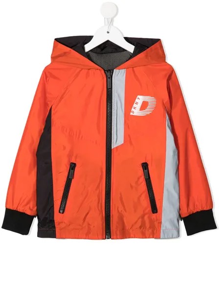 Dkny Kids двусторонняя куртка с логотипом