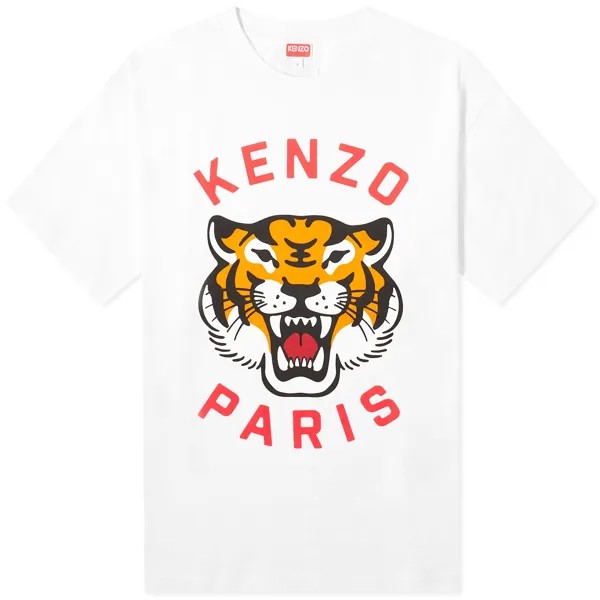 Футболка Kenzo Lucky Tiger Oversized, белый