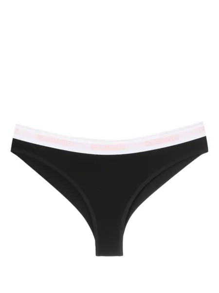 Dsquared2 трусы-брифы Technicolor с логотипом, черный