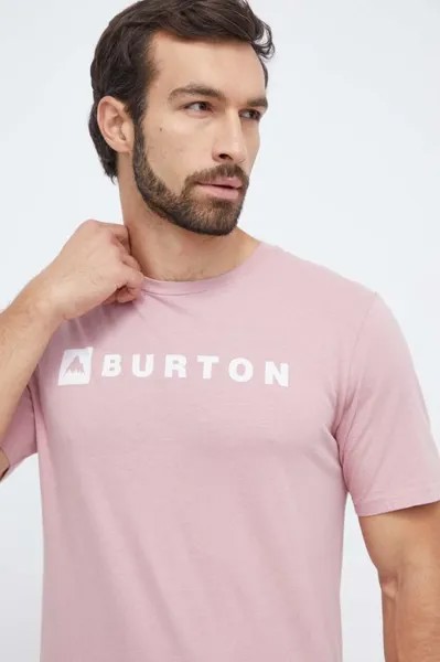 Футболка из хлопка Burton, розовый