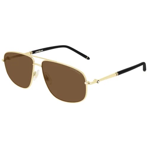 Солнцезащитные очки Montblanc, золотой
