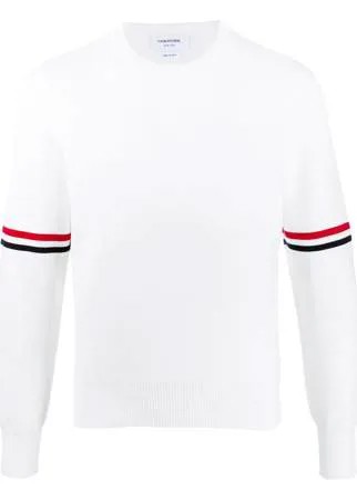 Thom Browne джемпер Milano с полосками RWB