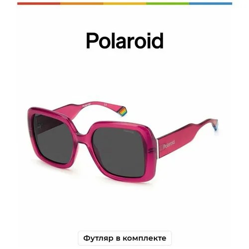 Солнцезащитные очки Polaroid Polaroid PLD 6168/S 8CQ M9, бордовый