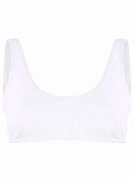 Alexander Wang укороченный топ с монограммой