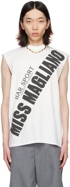 Белая майка Miss Magliano Magliano